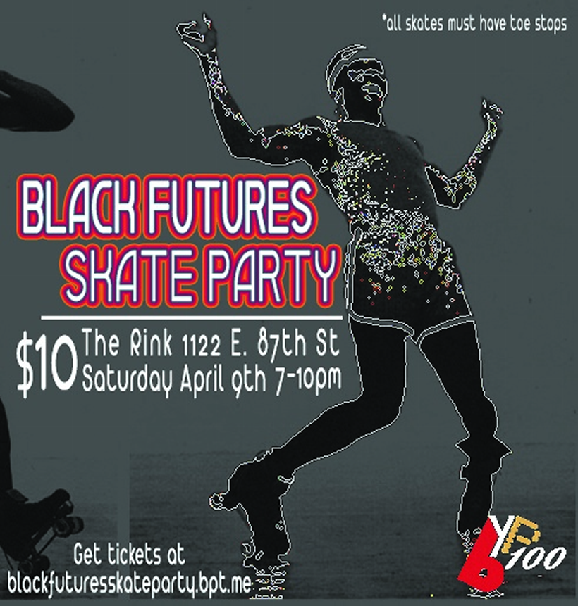Black Futures Skate Party Flyer